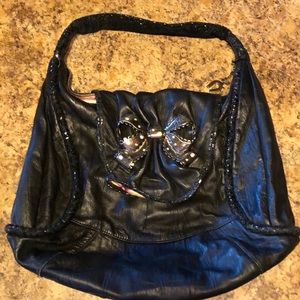 Betsey Johnson Crocobow handbag